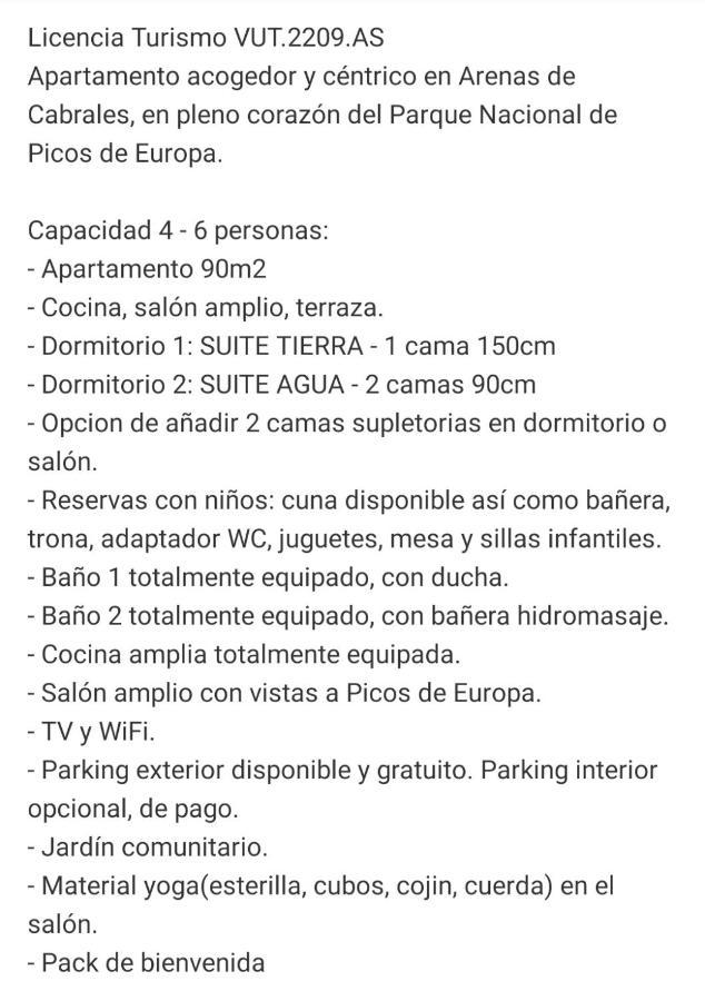 Apartamento Llar Del Cares اريناس دي كابراليس المظهر الخارجي الصورة